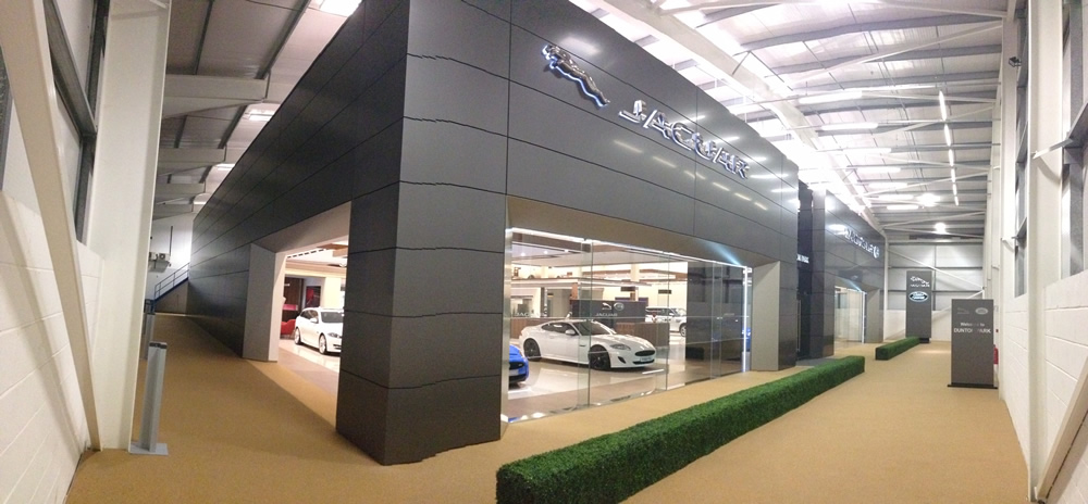 Jaguar Landrover prototype dealership revealed